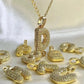 BALLOON LETTER NECKLACE GOLD