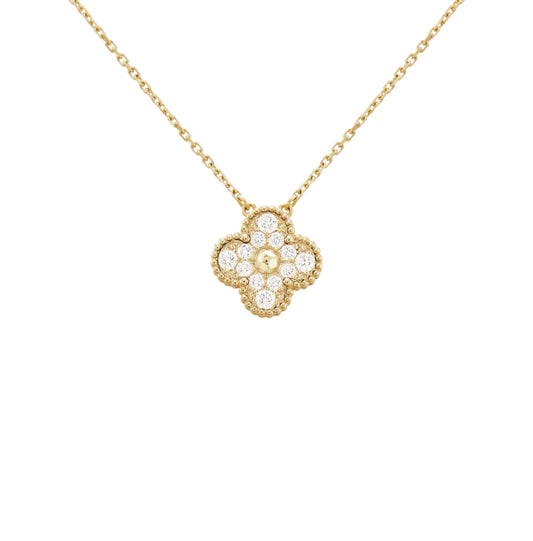 VANESSA CRYSTAL NECKLACE- GOLD