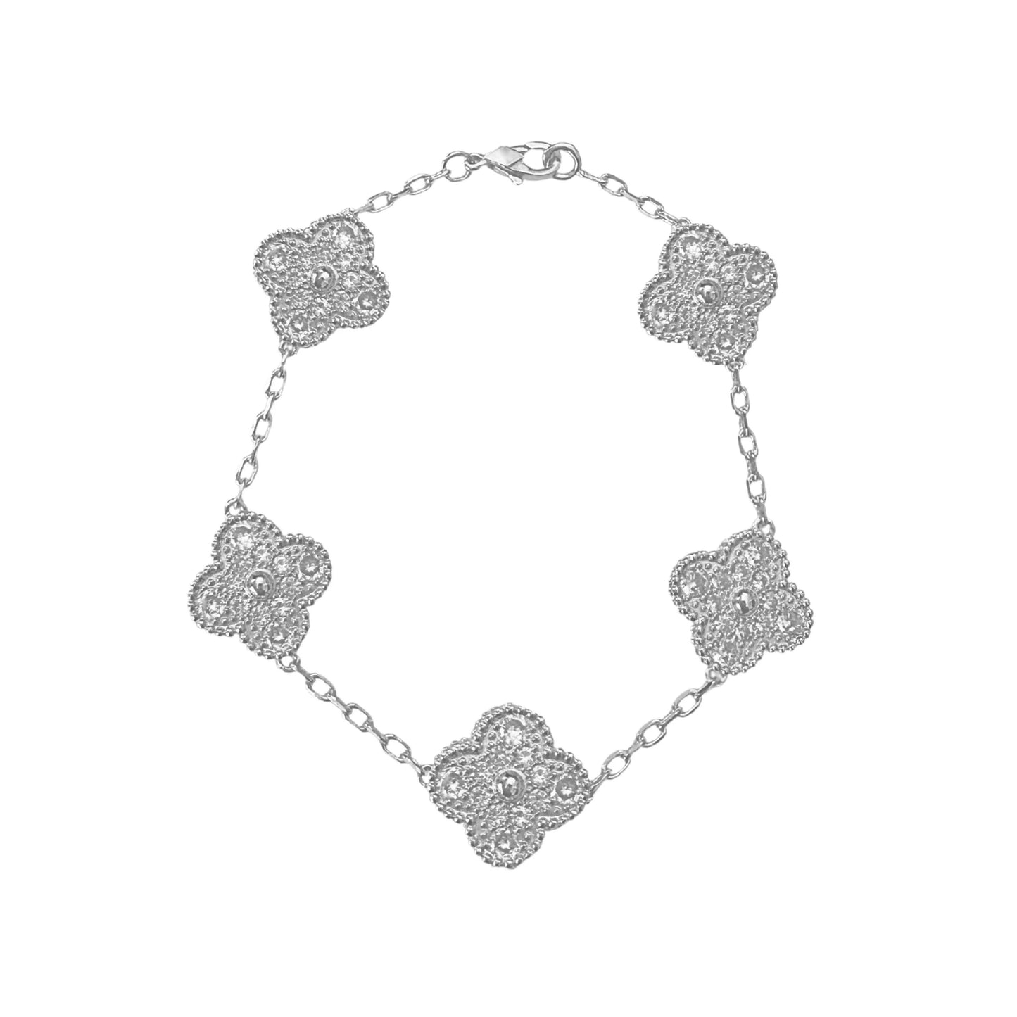 CRYSTAL BRACELET SILVER