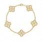 VANESSA CRYSTAL BRACELET- GOLD