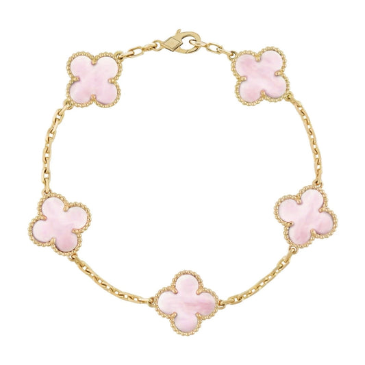 VANESSA BRACELET GOLD + ROSE