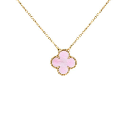 VANESSA NECKLACE GOLD + ROSE