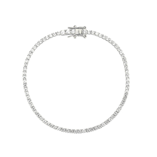 SARINA 2MM TENNIS BRACELET- SILVER