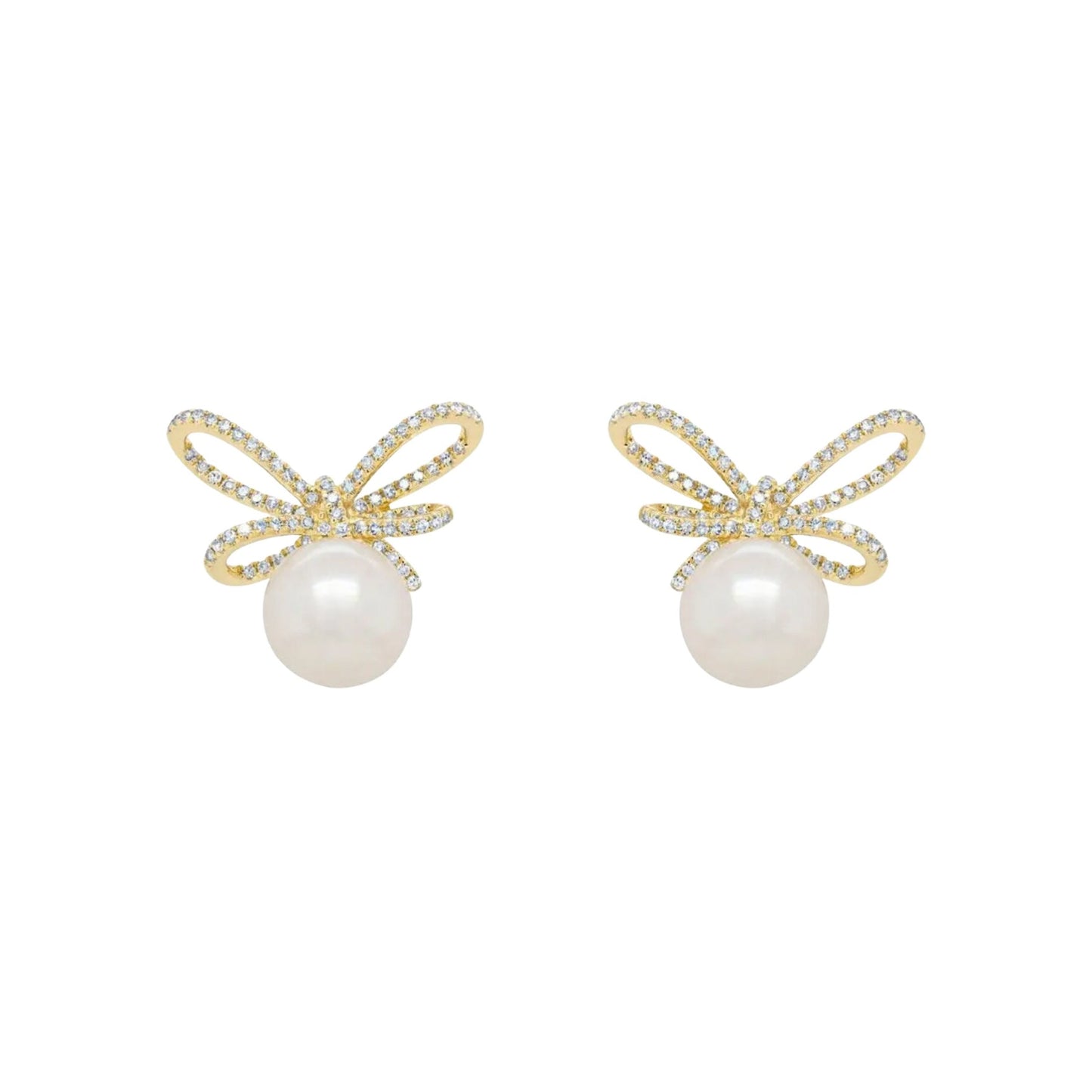 AMIRA STUD EARRINGS GOLD