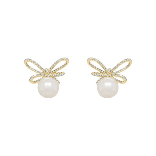 AMIRA STUD EARRINGS GOLD