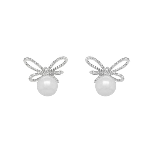 AMIRA STUD EARRINGS SILVER