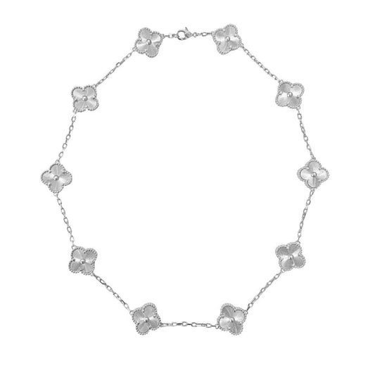 VANESSA NECKLACE- SILVER GUILLOCHÉ