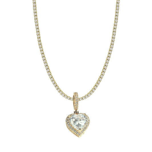 ELLE HEART CHARM GOLD