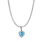 ELLE HEART CHARM AQUA- BLUE