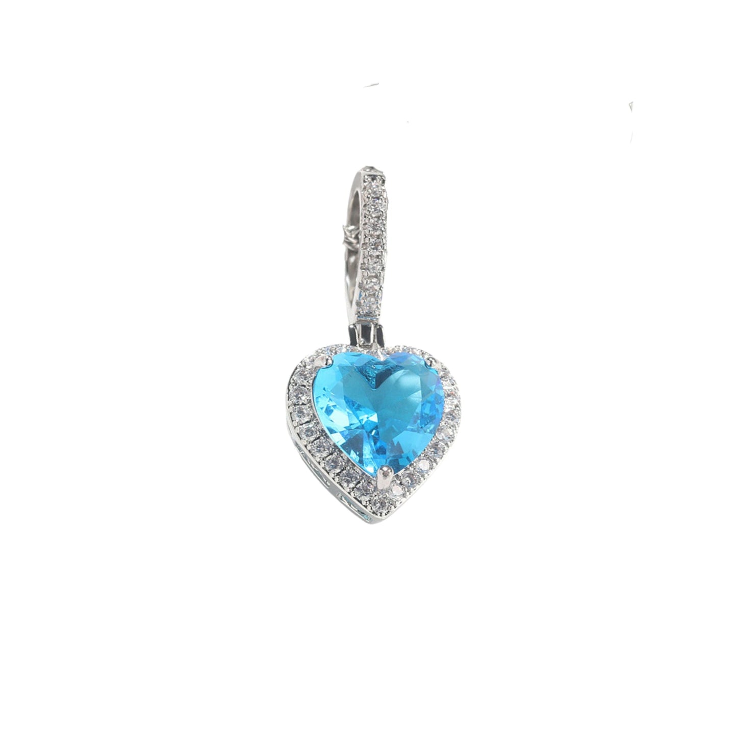 ELLE HEART CHARM AQUA BLUE