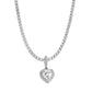 ELLE HEART CHARM- SILVER