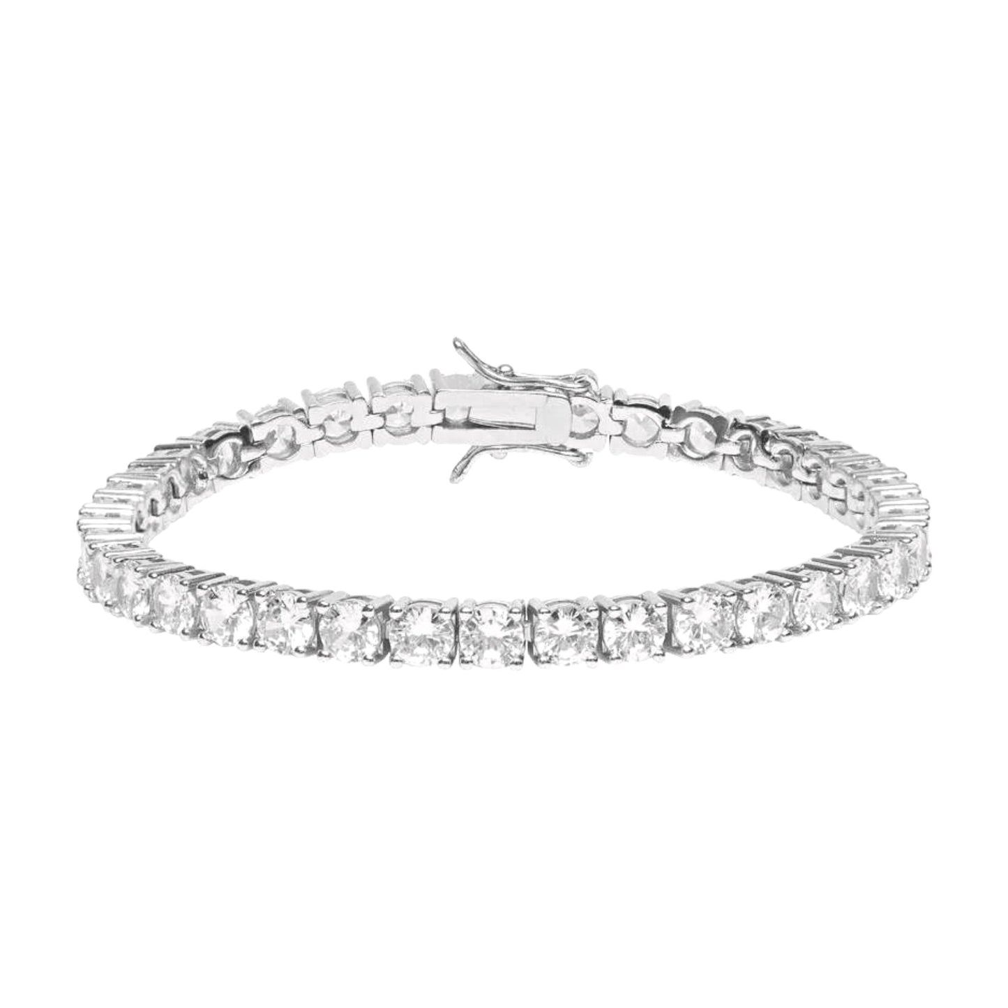 5MM LUXE TENNIS BRACELET SILVER