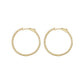 GOLD PLATED DAINTY HOOP EARRINGS