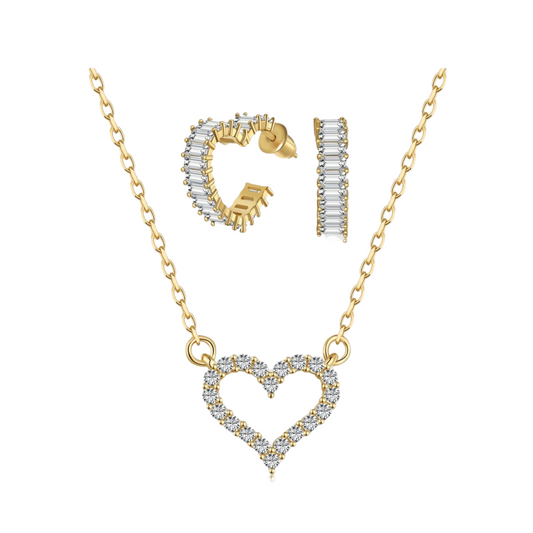 AMOUR HEART SET GOLD