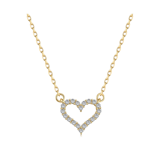 AMOUR HEART NECKLACE GOLD