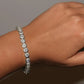 ANGEL TENNIS BRACELET- SILVER